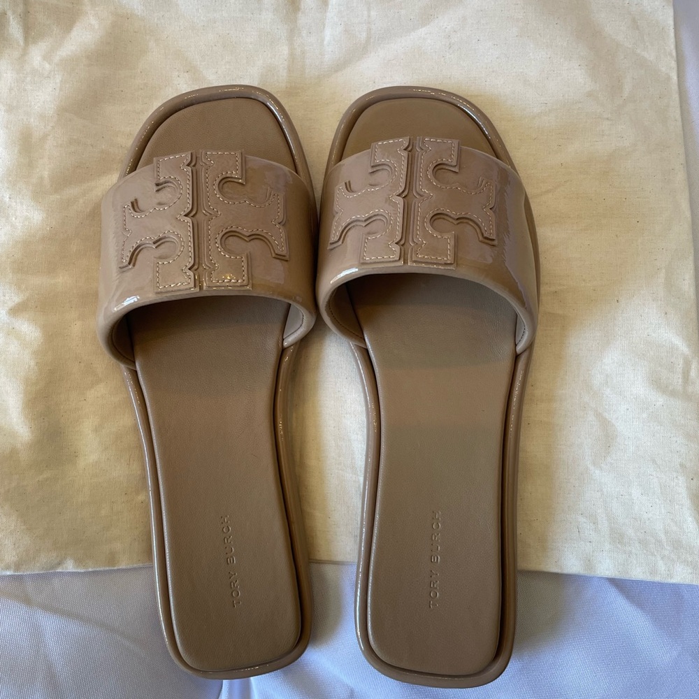 NEW Never Worn! Tory Burch T Sport Slide Sandals